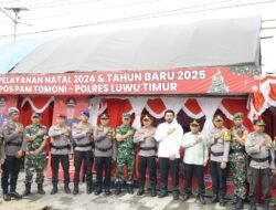 Pastikan Masyarakat Aman Rayakan Natal, Kapolres Lakukan Patroli.