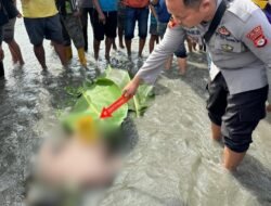 Mayat Tanpa Identitas Ditemukan Warga Di Sungai Tomoni.